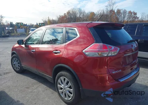 2014 Nissan Rogue S из США, поврежденный, VIN 5N1AT2MT1EC767966
